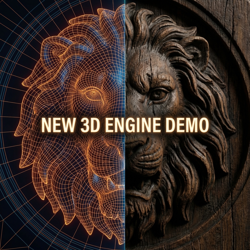 High Fidelity 3D Engine Rendering